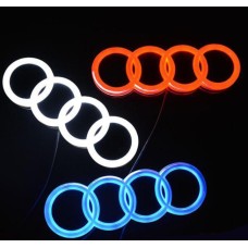 Silver Chrome Emblem Light for AUDI A3/S3/RS3/A4/A5/A6