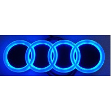 Black Chrome Emblem Light for AUDI A3/S3/RS3/A4/A5/A6