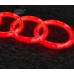 Black Chrome Emblem Light for AUDI A3/S3/RS3/A4/A5/A6