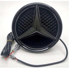 Black Chrome (Grill Face) Emblem Light for Mercedes-Benz 2013 to 2018 Models
