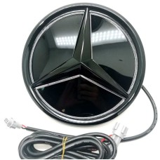 Black Chrome (Mirror Face) Emblem Light for Mercedes-Benz CLASS A, B, S, C, E, GLK, ML Models